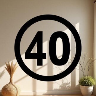 Sticker Autocollant 40 camion disque limitation  DLC547916