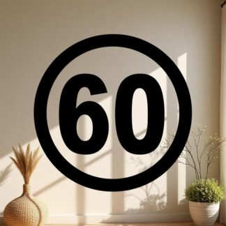 Sticker Autocollant 60 camion disque limitation  DLC547918