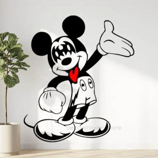 Sticker autocollant Mickey Kiss