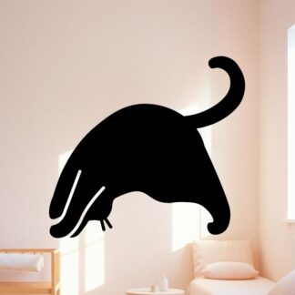 sticker autocollant animaux chat zen yoga 8 DW3UA