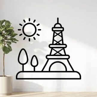 sticker autocollant France Paris 3 EGUVE