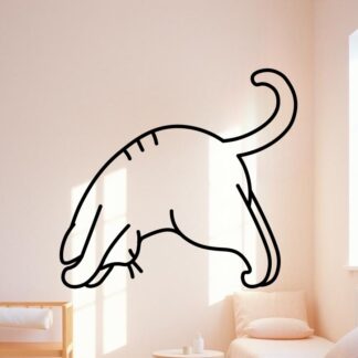 sticker autocollant animaux chat zen yoga 6 EKUES