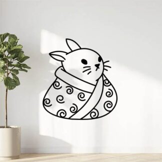 sticker autocollant animaux lapin 9 EM1KP