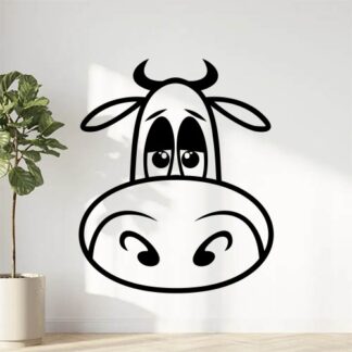 sticker autocollant animaux vache 4 F5FH6