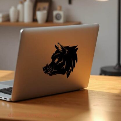 Sticker Autocollant Sanglier Profil