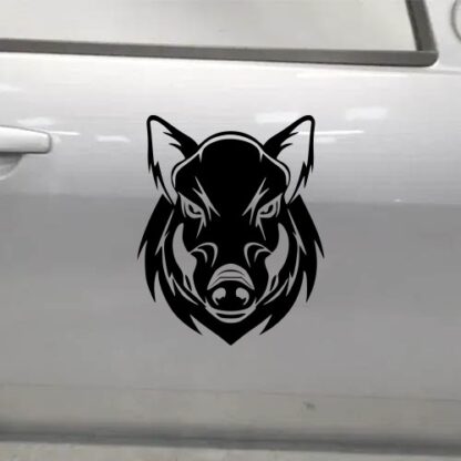 Sticker Autocollant Sanglier face