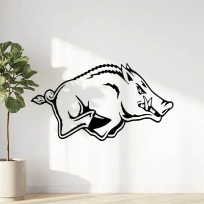 Sticker Autocollant Sanglier qui court