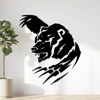 Sticker Autocollant Ours Griffe