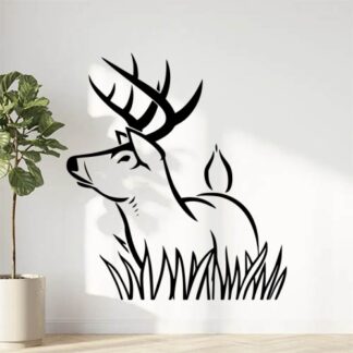 Sticker Autocollant Cerf