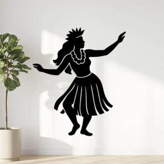 Sticker autocollant Tahitienne qui danse décoration decostickerstore - FVJSOT