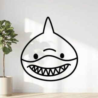 sticker autocollant poisson requin marin animaux 1 FZXMT