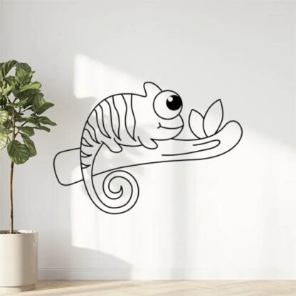 Sticker Autocollant cameleon animaux  G60