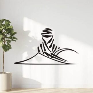 Sticker Autocollant touareg design sun and montain