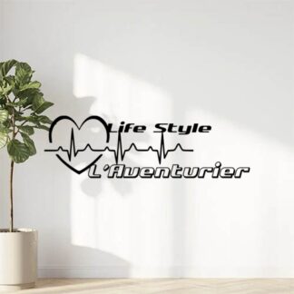 Sticker Autocollant Lifestyle Aventurier