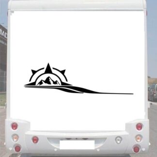 Sticker Autocollant Déco Boussole vague 2