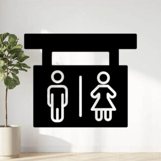 sticker autocollant pictogramme wc 5 GTGJN