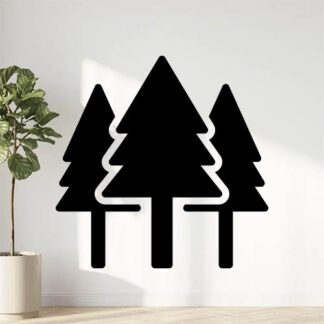 sticker autocollant arbre forêt fleur 5 GZF15