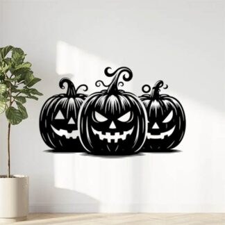 Sticker Autocollant citrouilles halloween  H11