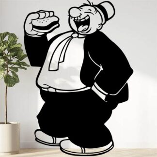 Sticker Autocollant wimpy popeye hero  H2404