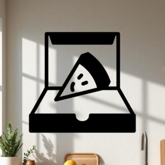 sticker autocollant pizza nourriture restaurant 8 H2KJE