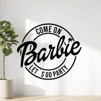 Sticker Autocollant barbie enfant hero  HE0911