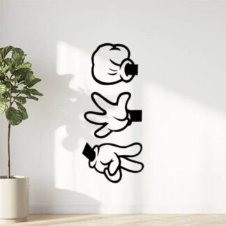 Sticker Autocollant shifumi mickey disney hero  HE0920