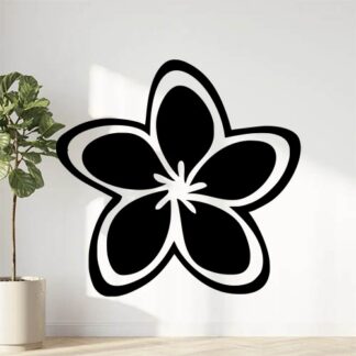 sticker autocollant Fleur Hawai Polynésie 5 HP8SM