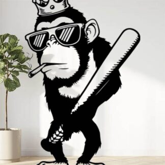 sticker autocollant sport baseball animaux 3 HYSRB