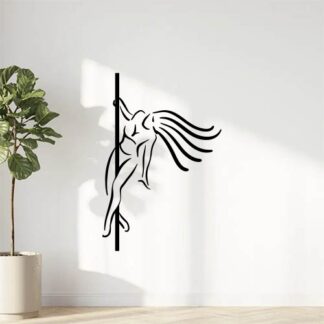 sticker autocollant femme pole-danse 10 IAI3K