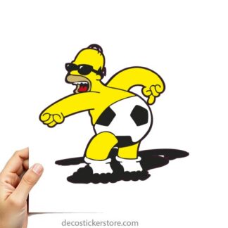 Sticker Autocollant simpsons imprimé IMP20231314