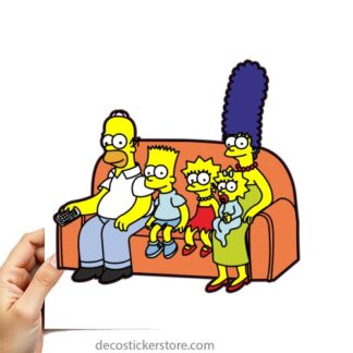 Sticker Autocollant simpsons imprimé IMP20231316