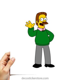 Sticker Autocollant simpsons imprimé IMP20231325