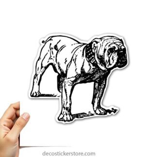 Sticker Autocollant chien  imprimé IMP2023212