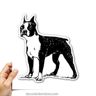 Sticker Autocollant chien  imprimé IMP2023223