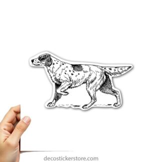 Sticker Autocollant chien  imprimé IMP2023225