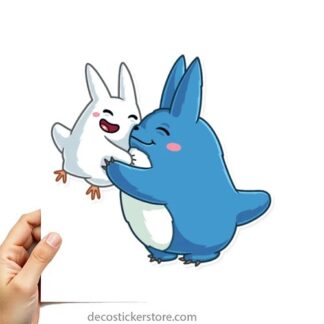 Sticker Autocollant totoro calin imprimé IMP87294