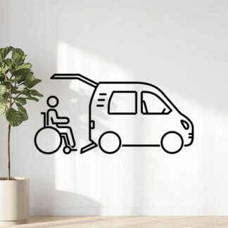 sticker autocollant handicap 4 INZPH
