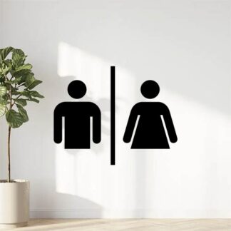 sticker autocollant pictogramme wc 6 ITZI5