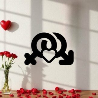 sticker autocollant love Valentine 10 IU5LP