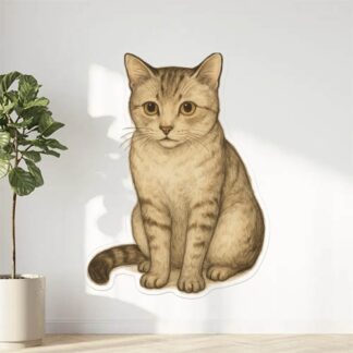 Autocollant Chat style Foujita décoration decostickerstore - J7R9XE