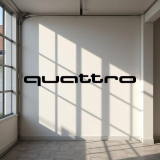 Sticker Autocollant  Audi Quattro