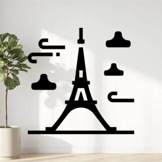 sticker autocollant France Paris 4 J9D6V