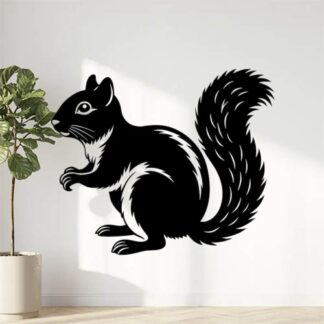 Sticker Autocollant ecureuil animaux  JL19