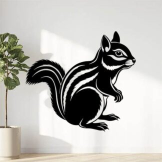 Sticker Autocollant ecureuil animaux  JL20