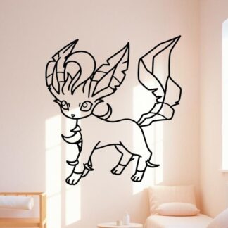 sticker autocollant Pokemon manga Phyllali leafeon 2 JPW8E