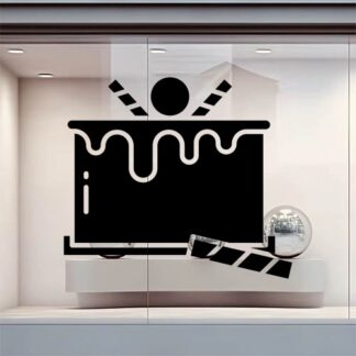 sticker autocollant vitrine gâteau nourriture boulanger restaurant 2 JYQ90
