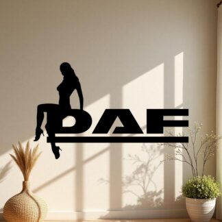 Sticker Autocollant DAF Pinup assise camion K87295