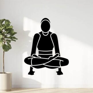 sticker autocollant zen yoga 1 K9LGA