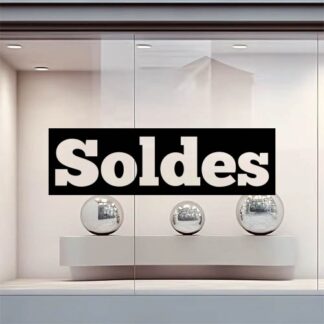 sticker autocollant Solde vitrine 5 KF9EJ