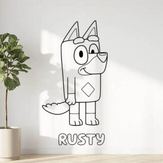 sticker autocollant Bluey héro 5 KG0CL